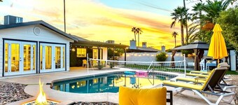 Spacious Scottsdale home with resort yard, heated pool included in price!