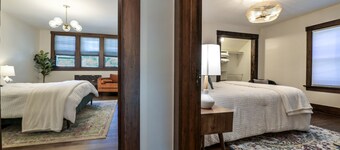 Midtown Manor: Full Kitchen + A/C + Backyard + Washer & Dryer