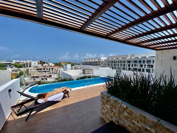 Outdoor pool - LUXURY CONDO - PLAYA DEL CARMEN CANCUN (Playa del Carmen)