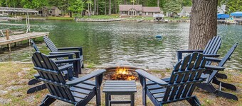 🛶 Torch River Retreat – Waterfront Cabin | Private Dock | Near Torch Lake Sandbar ➠ 8015