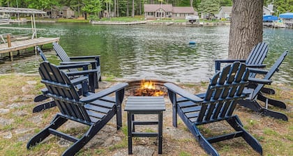 🛶 Torch River Retreat – Waterfront Cabin | Private Dock | Near Torch Lake Sandbar ➠ 8015