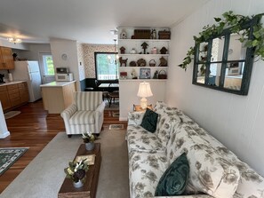 TV, DVD player, foosball