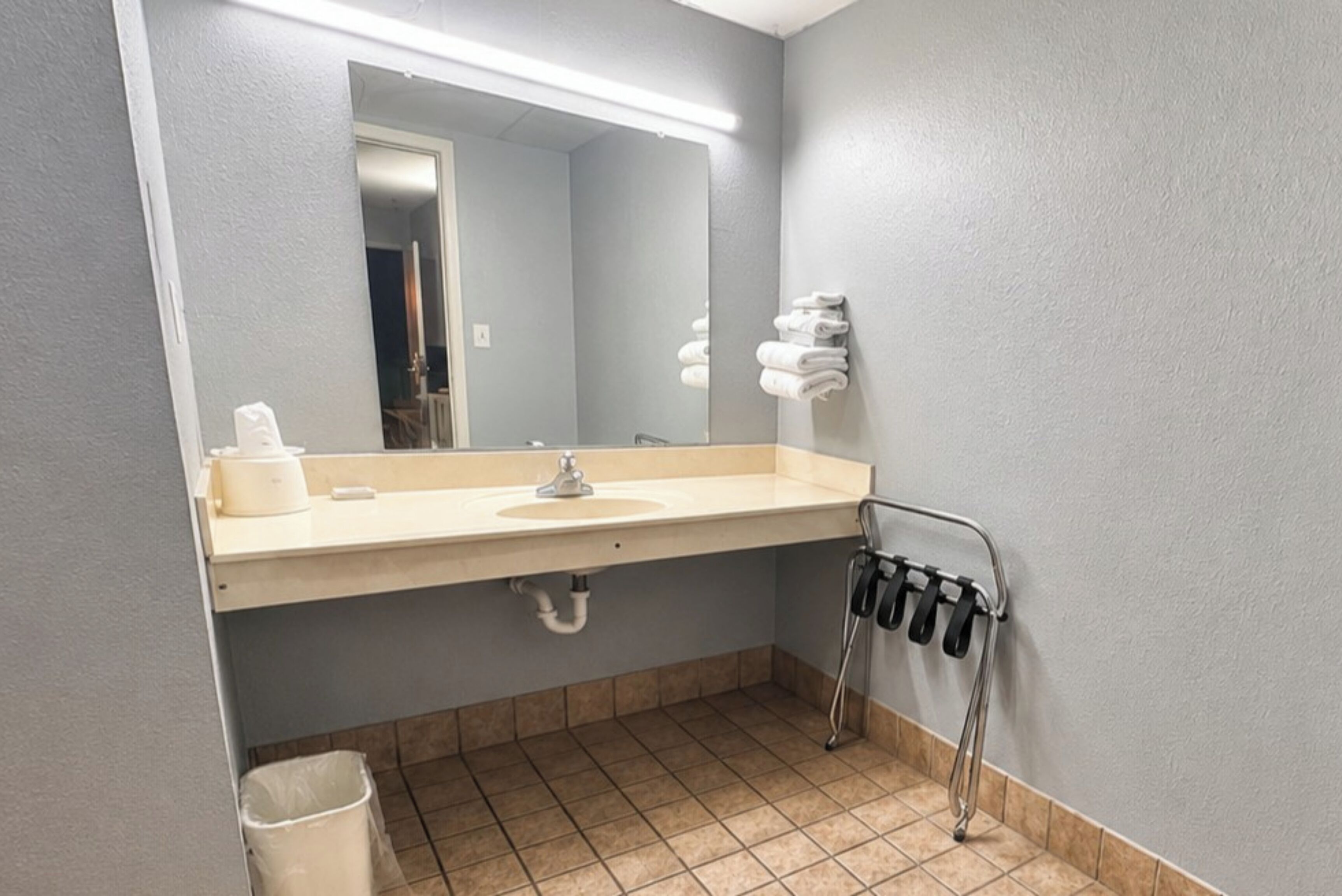Free toiletries, hair dryer, towels