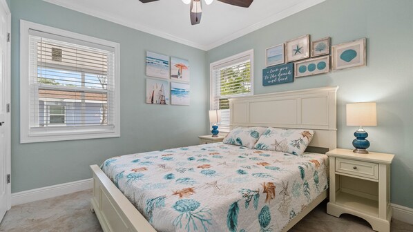 2 chambres, bureau, accès au Wi-Fi (inclus), literie fournie