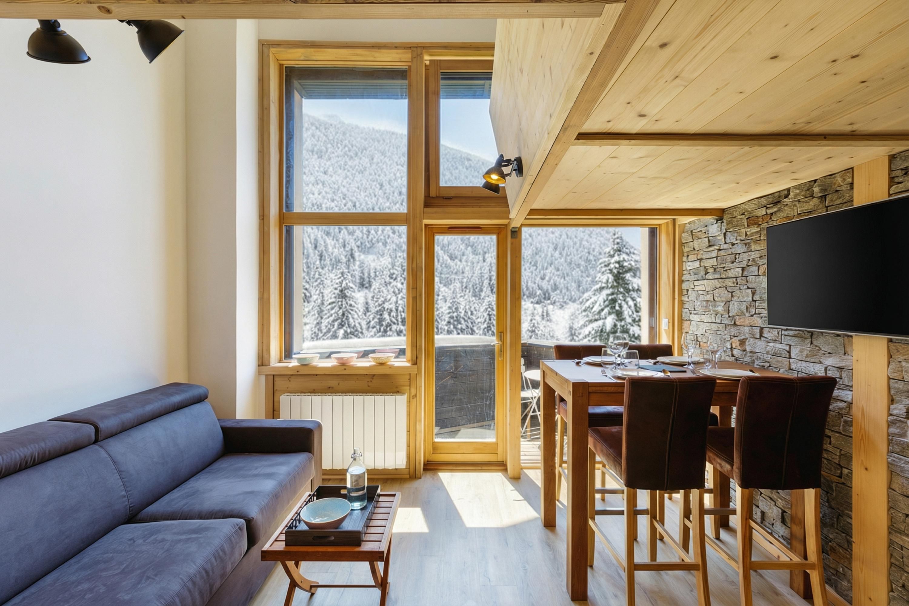 Living and dining room