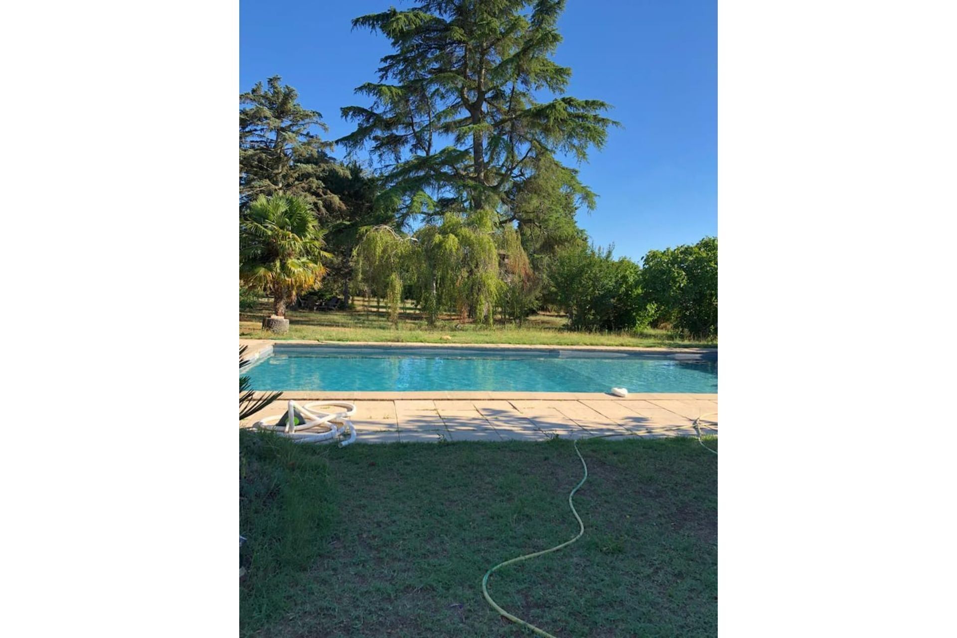 Alberca al aire libre 