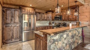 Cabin, 4 Bedrooms | Private kitchen - Such a View by Escape to Blue Ridge (Suches)