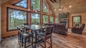 Cabin, 4 Bedrooms | Private kitchen - Such a View by Escape to Blue Ridge (Suches)
