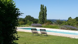 Udendørs pool, opvarmet pool