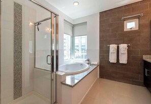 Bathtub, hair dryer