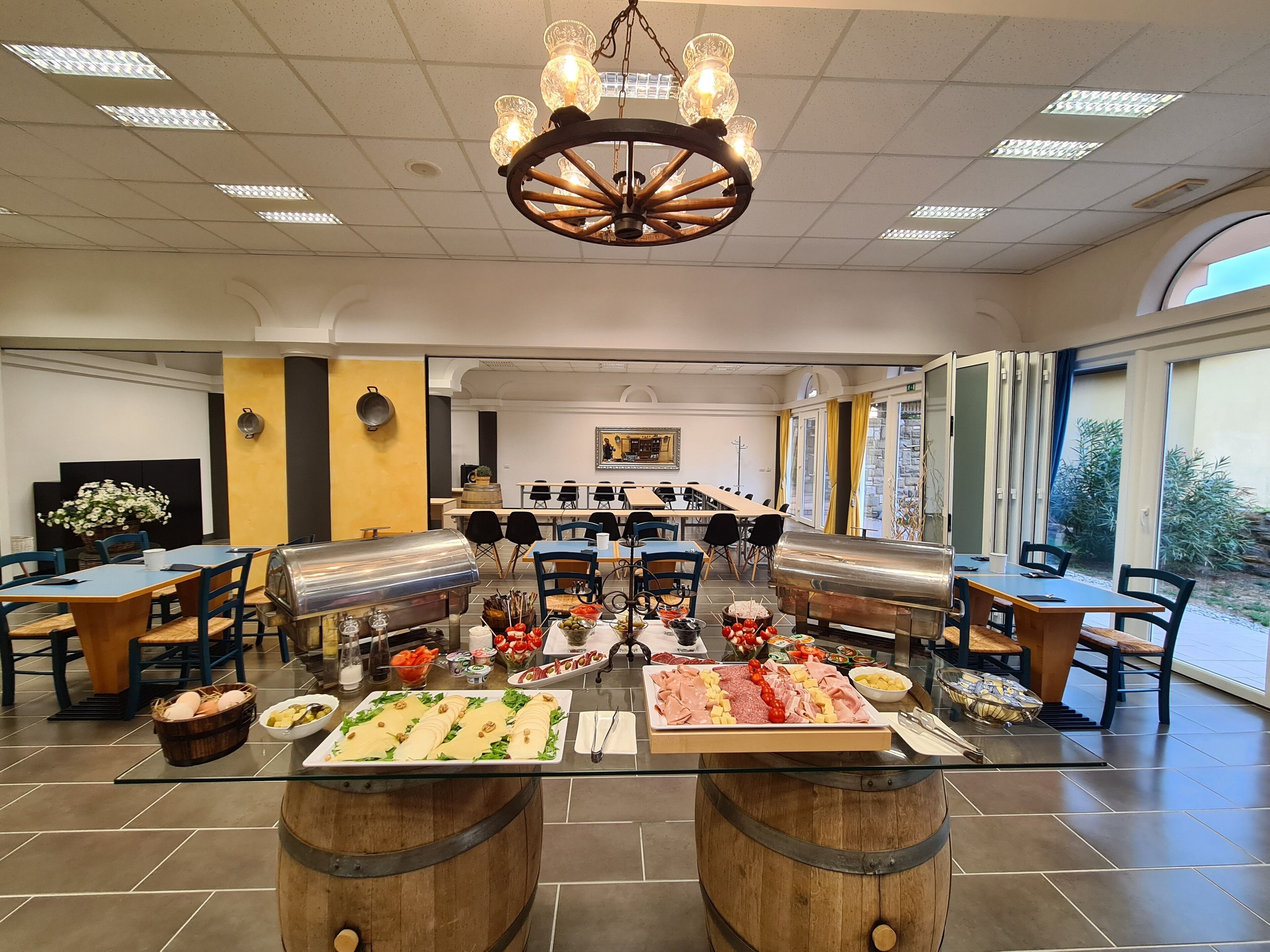 Daily buffet breakfast (EUR 12 per person)
