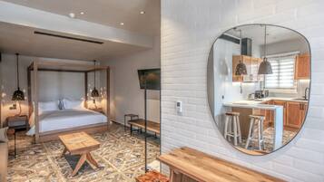 Suite Premium, hidromasaje, planta baja | 1 habitación, ropa de cama de alta calidad y edredón