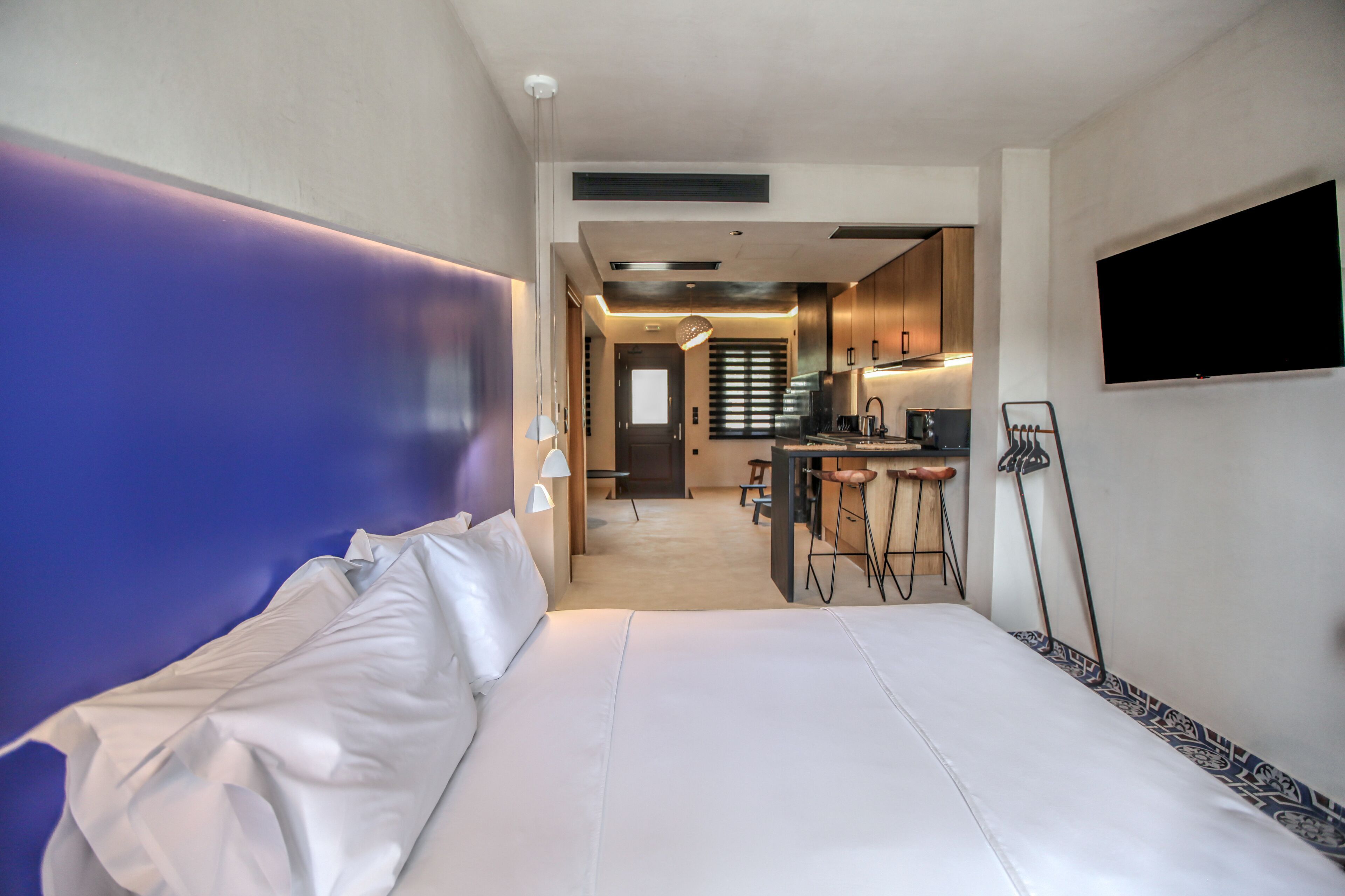 1 chambre, literie de qualité, couette en duvet