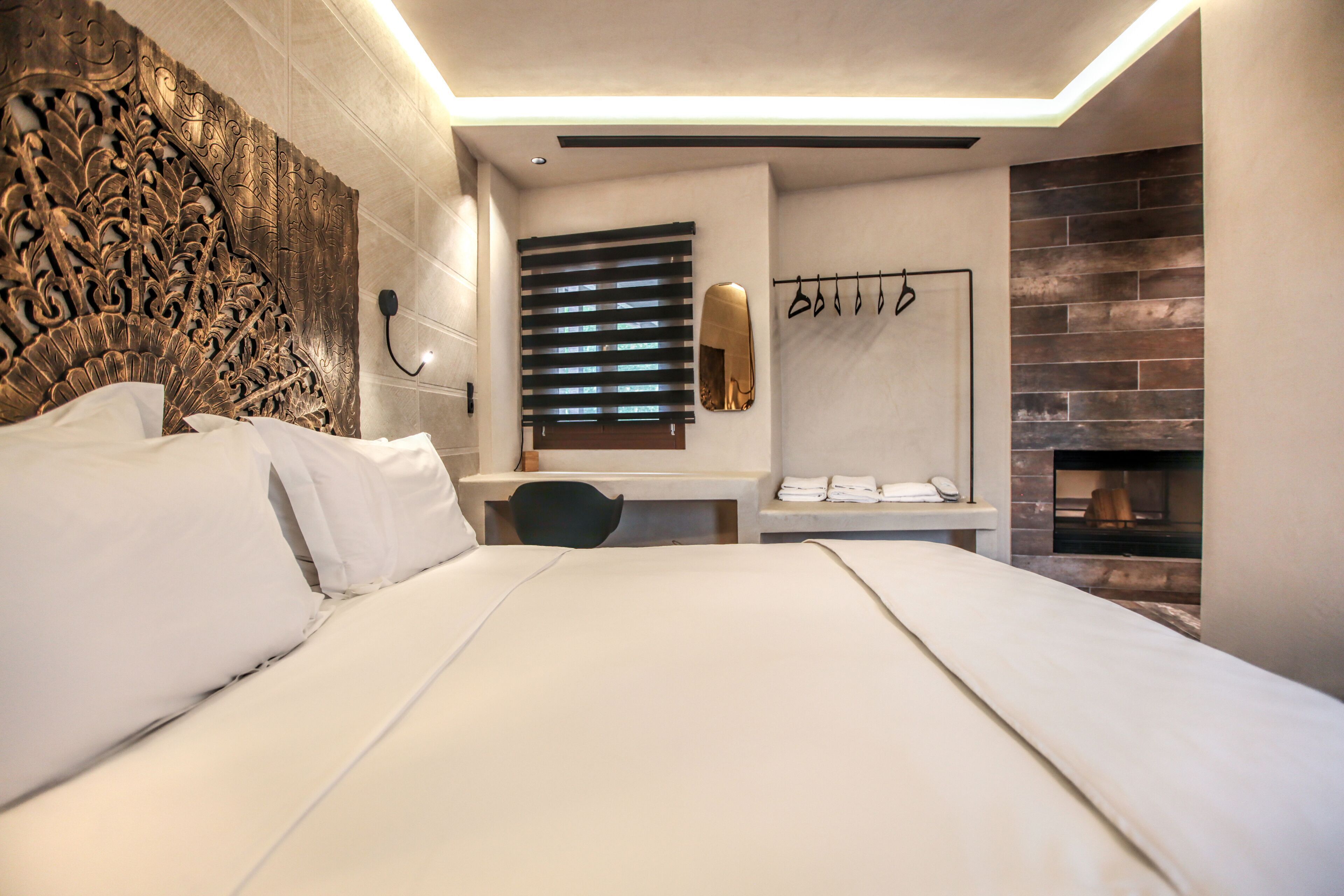 1 chambre, literie de qualité, couette en duvet