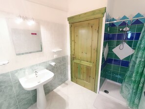 Shower, hair dryer