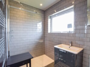 Shower, hair dryer