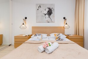 3 habitaciones y ropa de cama 