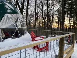 Property grounds - Heated,  Seasonal Modern Geo-Dome in woods with heat and AC  (Wallkill)