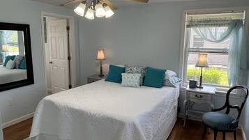 2 chambres, fer et planche Ă repasser, Wi-Fi gratuit, draps fournis