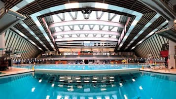 Indoor pool, a heated pool