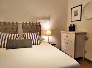 2 bedrooms, iron/ironing board, travel crib, free WiFi