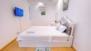 1 slaapkamer, een strijkplank/strijkijzer