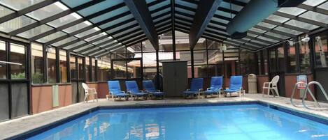 Indoor pool, a heated pool
