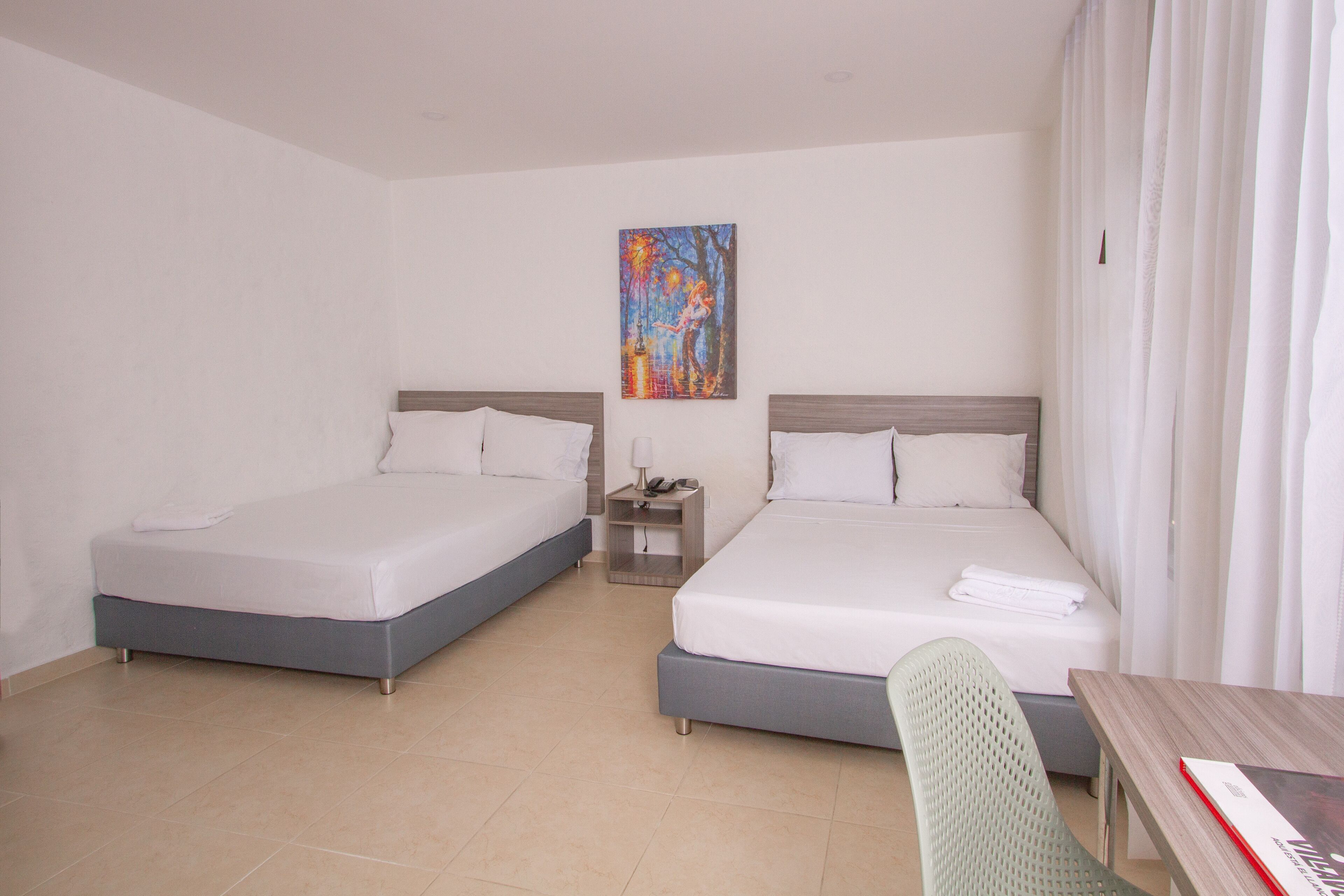 Minibar, desk, free WiFi, bed sheets