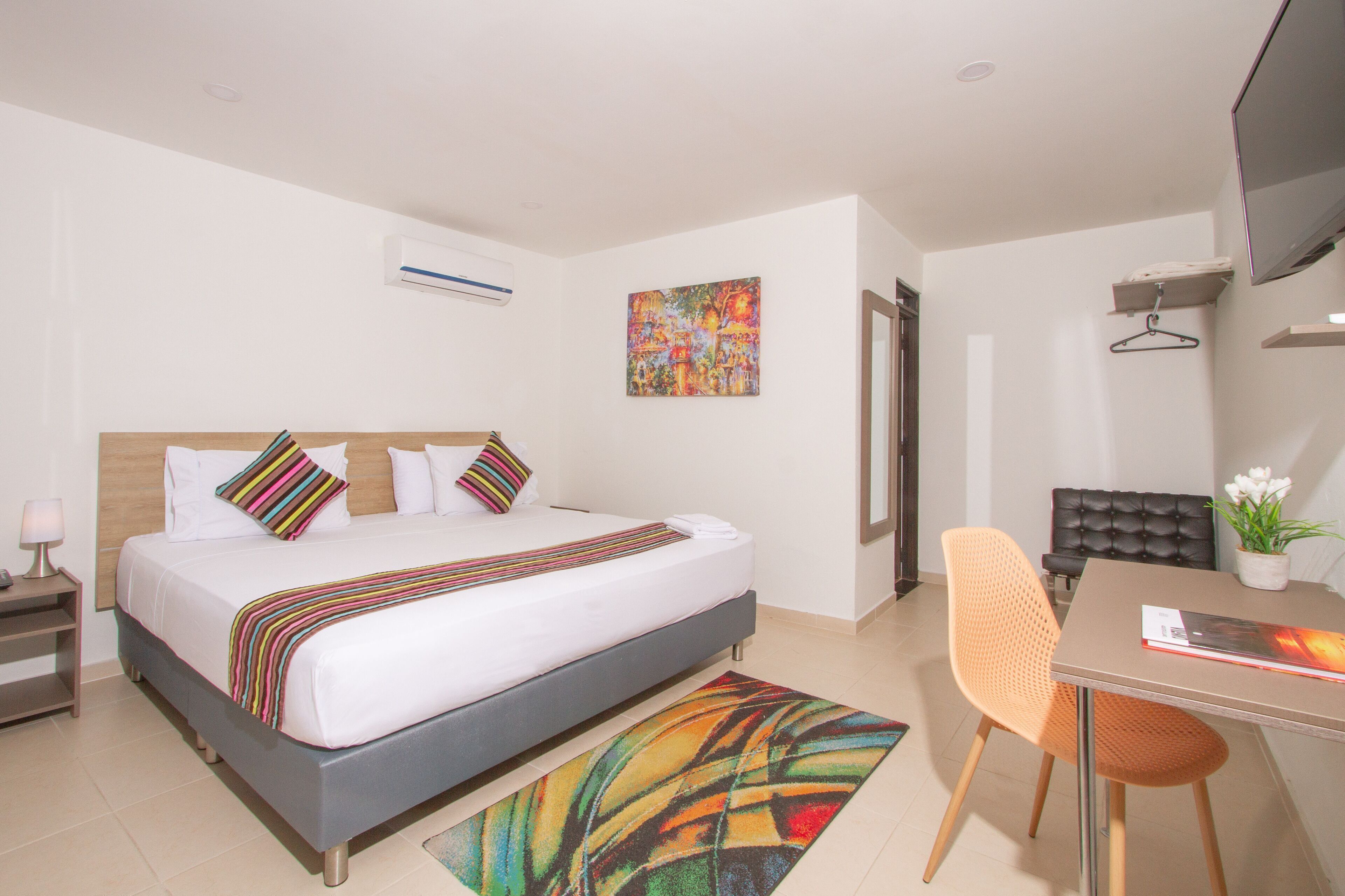 Minibar, desk, free WiFi, bed sheets