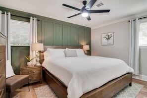 3 bedrooms, iron/ironing board, travel crib, WiFi