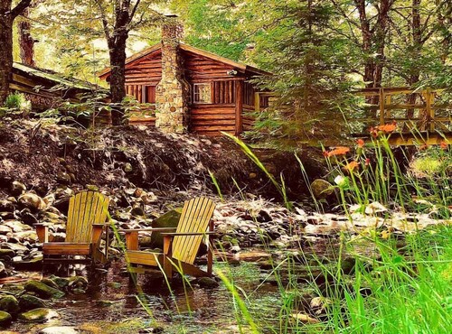 Rustic Log Cabin #3 - "The Lodge"