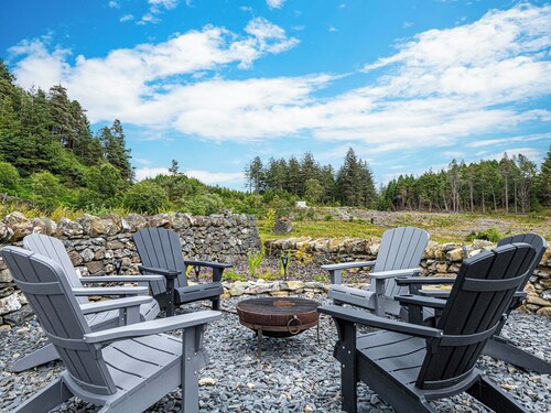 An impressive, detached stone-built cottage set within Gwydir Forest.