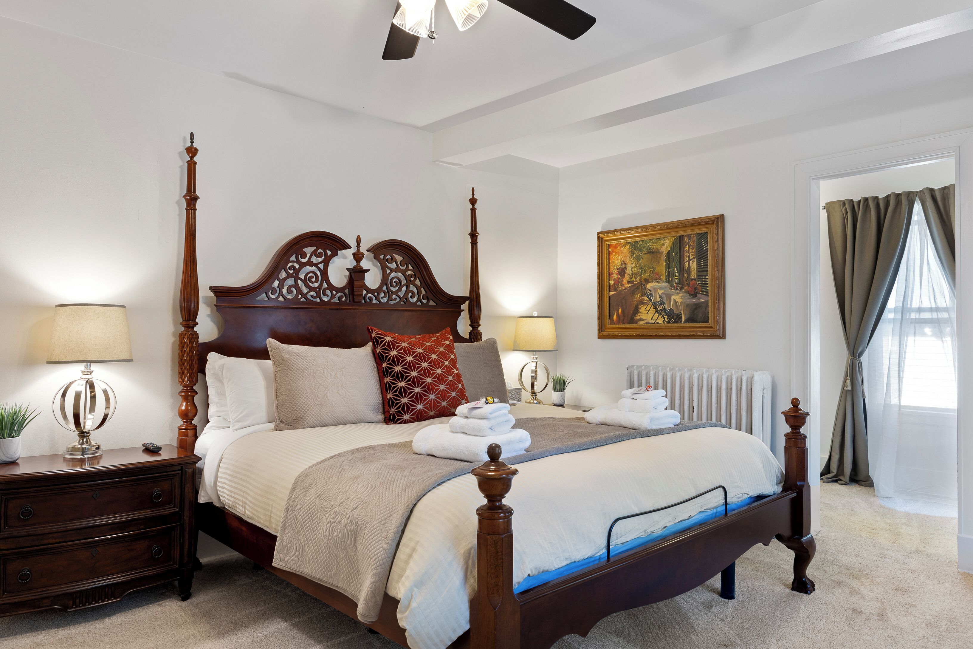 2 habitaciones, tabla de planchar con plancha y wifi gratis 