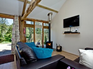 Fireplace - 2 bedroom accommodation in Umberleigh (Umberleigh)