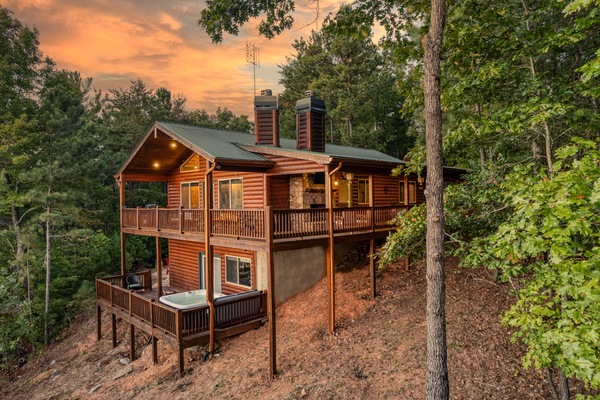 Bain à remous extérieur