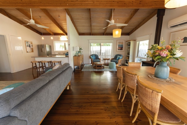 Open plan living area