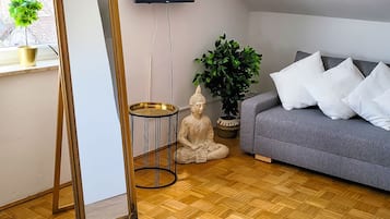 Appartement Confort | 1 chambre, décoration personnalisée, ameublement personnalisé, bureau