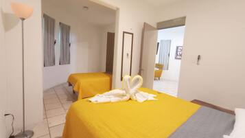 Departamento | 2 habitaciones, edredón y caja de seguridad en la habitación