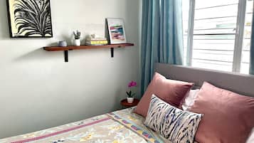 2 bedrooms, desk, iron/ironing board, free WiFi