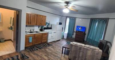 1BR Apt Near MTU, Houghton & Keweenaw w/ Full Amenities Close to Dining & Bars