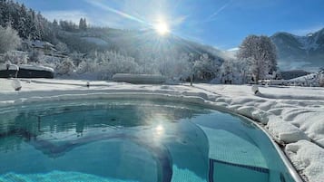 Una piscina riscaldata