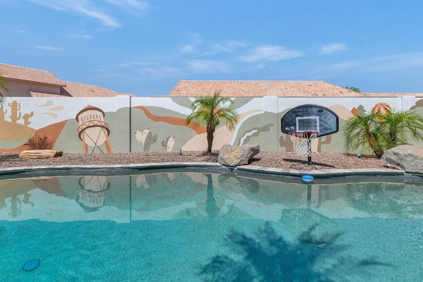 Außenpool, beheizter Pool