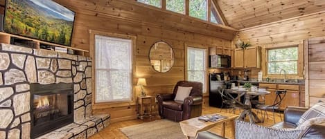 Smart TV, fireplace, offices