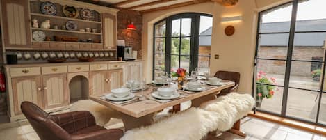 Fridge, dishwasher, electric kettle, toaster