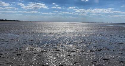 Modern central vacation apartment in the North Sea resort of Tossens