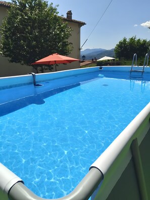 Pool - Holiday Home "Dolce Far Niente" with Mountain View, Garden & Wi-Fi (Sillicagnana)