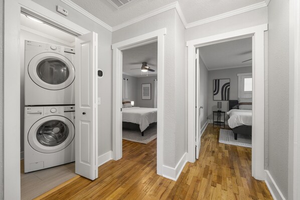 2 bedrooms, iron/ironing board, free WiFi, bed sheets