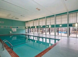Indoor pool, outdoor pool