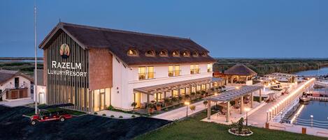 Façade de l’hébergement