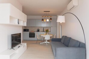 Living area - Apartment with lovely sea view (Taormina)